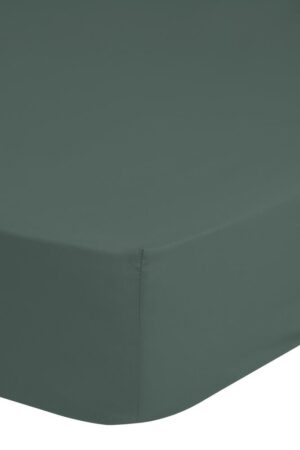 Good Morning hoeslaken - Groen - 100 x 200 cm - 100% katoen