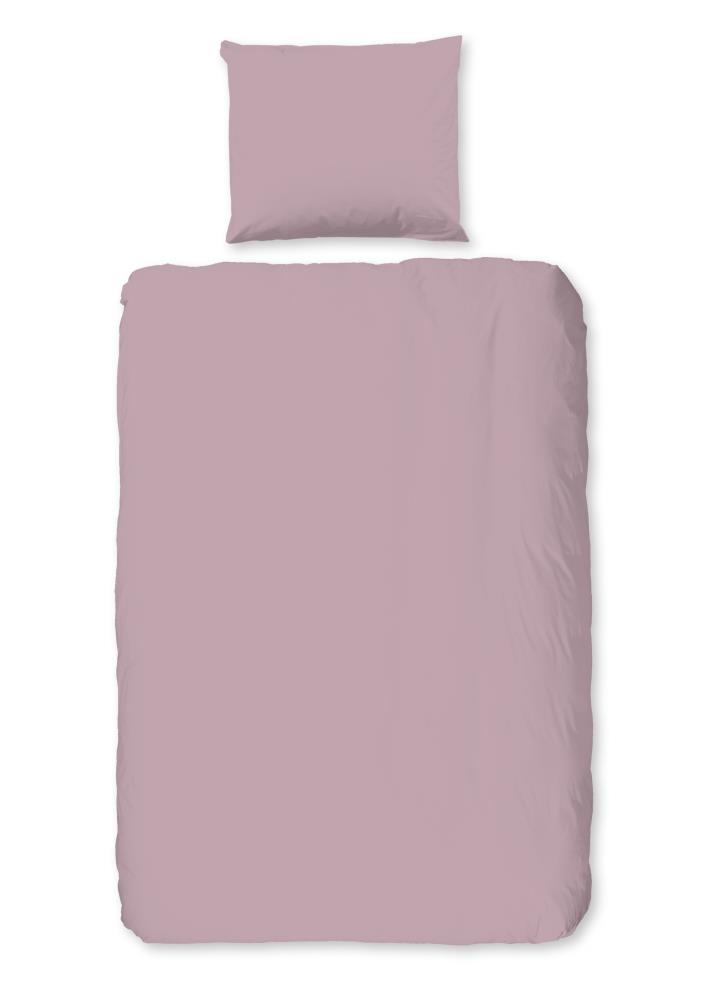 Overtrek van Good Morning, 135 x 200 cm, kussensloop 80 x 80 cm - Roze