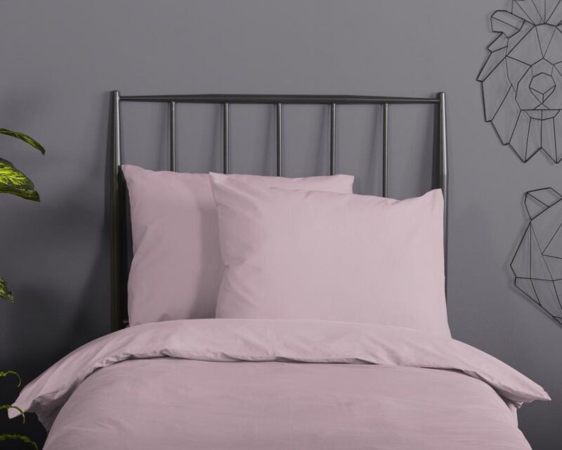 Beddengoed 135 x 200 cm van Good Morning, Roze