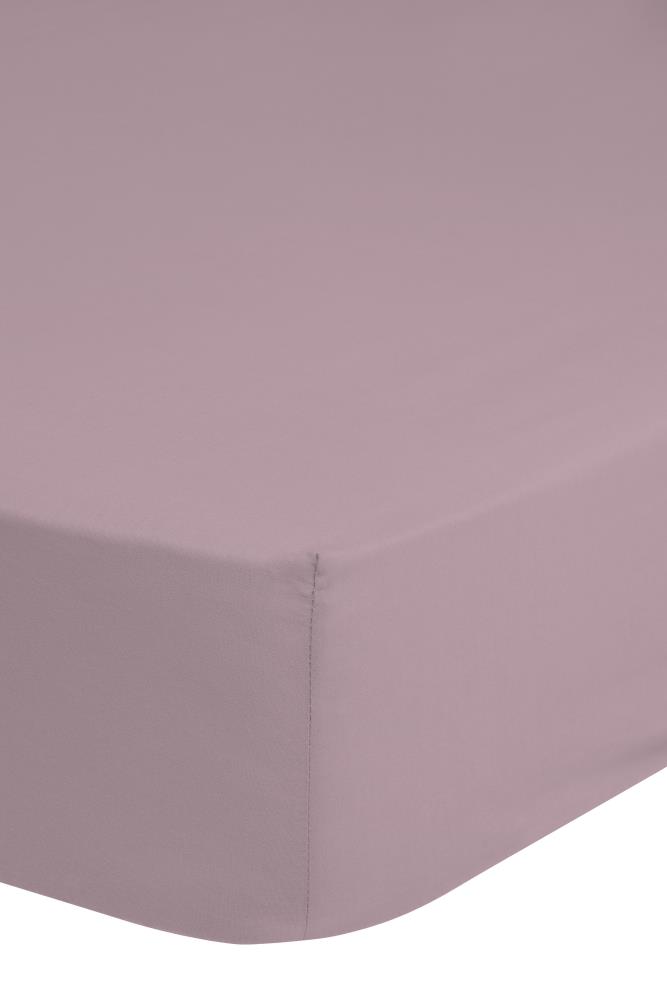 Good Morning Hoeslaken "Uni" - Roze - (90x200 cm) - 100% Katoen