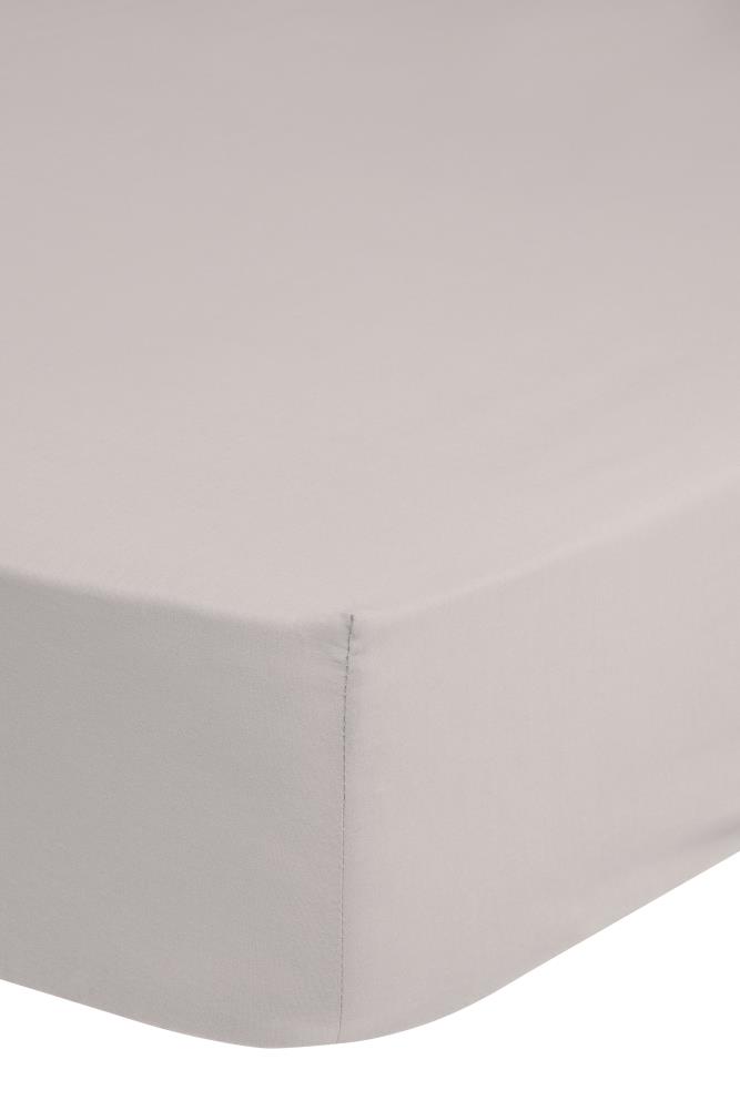 HIP Hoeslaken "Uni" - Bruin - (100x200 cm) - 100% Katoen