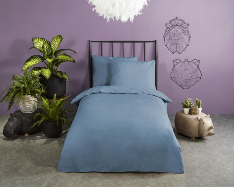 100% katoen dekbedset van HIP in 140 x 220 cm - Blauw