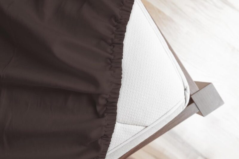 Hoeslaken 90 x 220 cm van HIP, Bruin