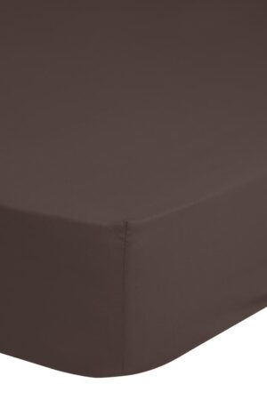 HIP hoeslaken - Bruin - 100 x 200 cm - 100% katoen