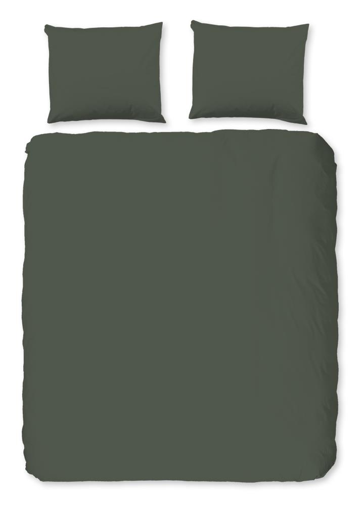 Overtrek van HIP, 200 x 220 cm, kussensloop 60 x 70 cm - Groen