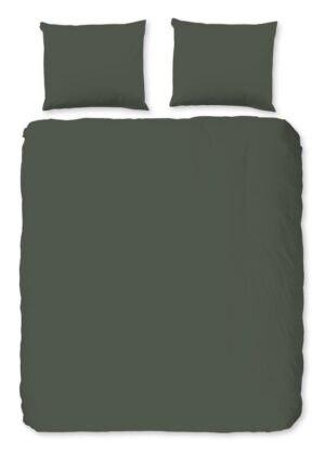HIP dekbedovertrek - Groen - 200 x 220 cm - 100% katoen
