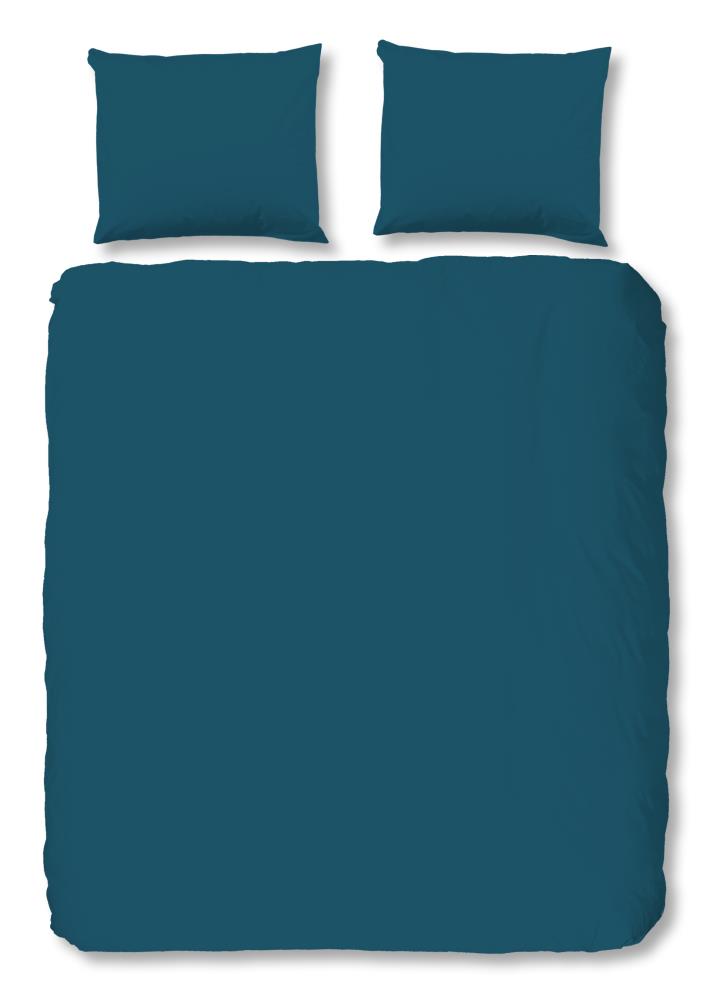 HIP dekbedovertrek - Blauw - 200 x 220 cm - 100% katoen