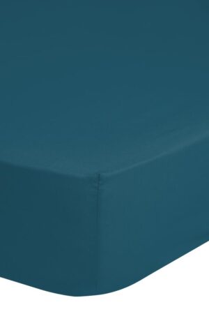 HIP hoeslaken - Blauw - 100 x 200 cm - 100% katoen