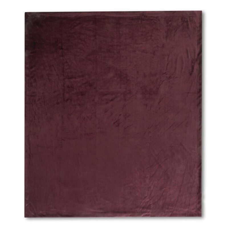 Fleeceplaid van HIP, 160 x 180 cm - Rood