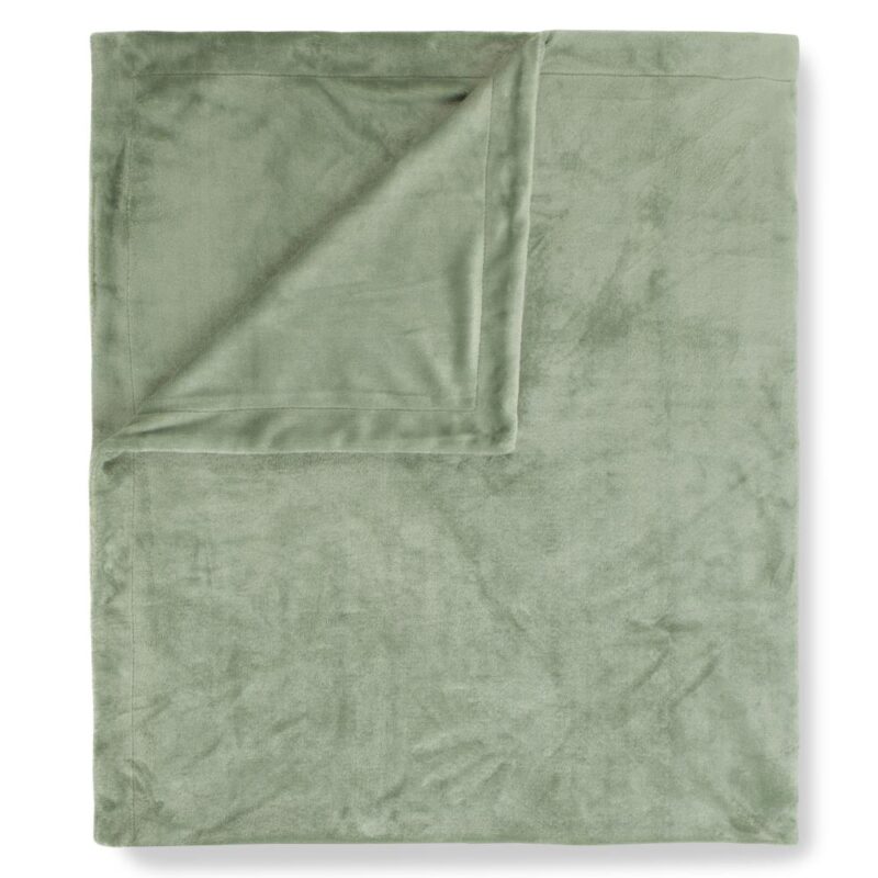 HIP Plaid "Uni" - Groen - (160x180 cm) - 100% Polyester