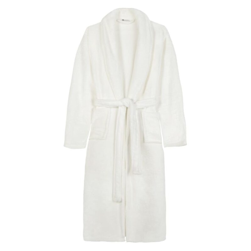 Good Morning badjas - Wit - Xs s - 100% Polyester