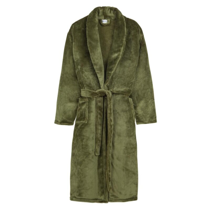 Good Morning badjas - Groen - M l - 100% Polyester