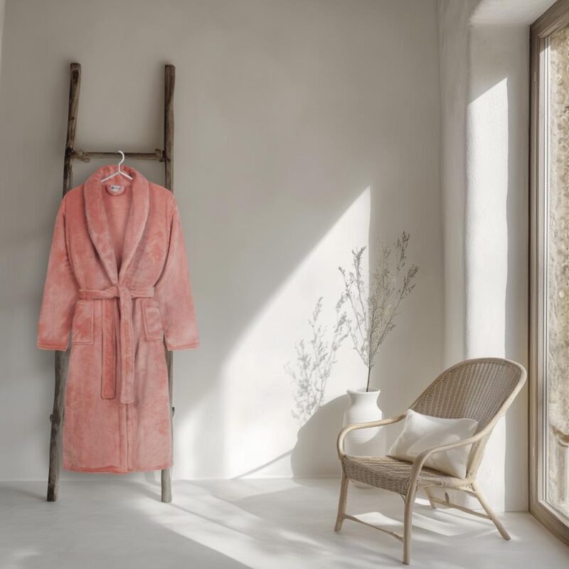 100% Polyester badjas van Good Morning in Xs s - Roze
