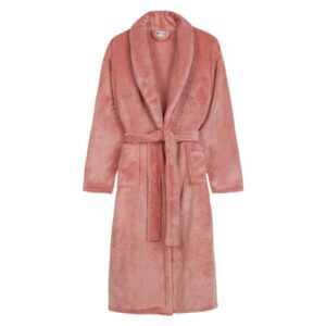 Good Morning badjas - Roze - M l - 100% Polyester