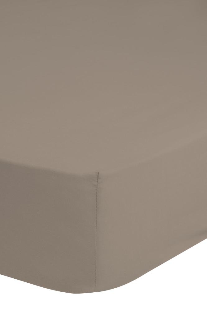 Good Morning Hoeslaken "Uni" - Bruin - (90x200 cm) - 100% Katoen