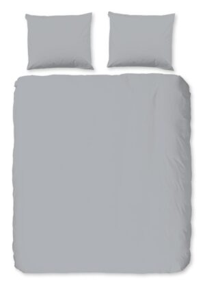 Good Morning dekbedovertrek - Grijs - 240 x 220 cm - 100% katoen