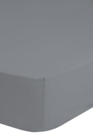 Good Morning hoeslaken - Grijs - 90 x 200 cm - 100% katoen