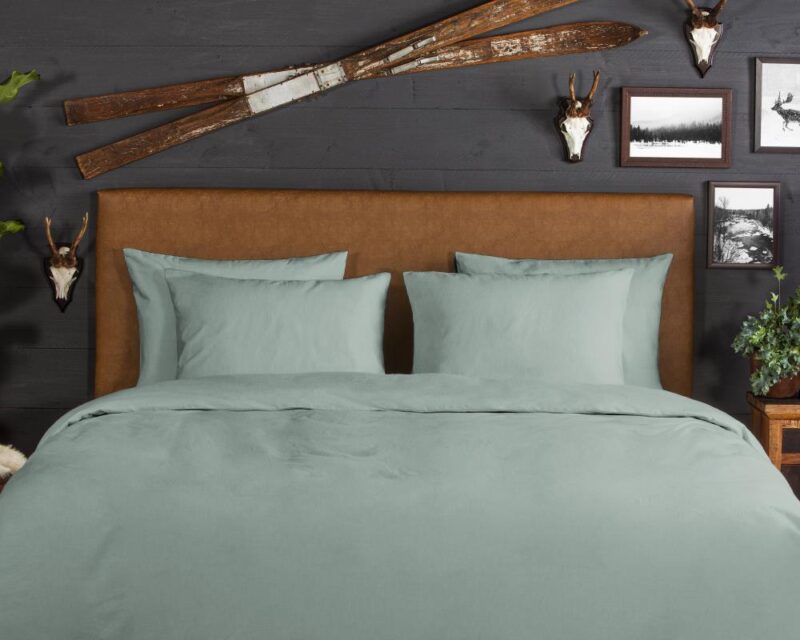 Beddengoed 140 x 200 cm van Good Morning, Groen