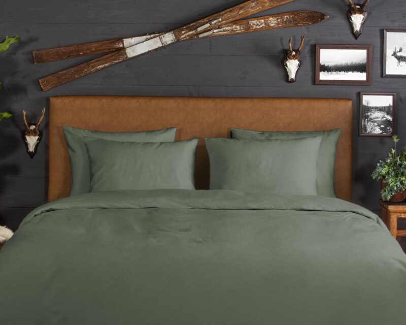 Beddengoed 140 x 220 cm van Good Morning, Groen