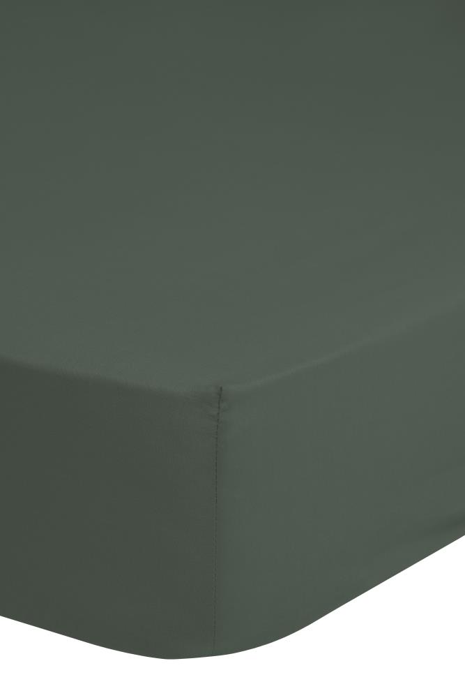 Good Morning Hoeslaken "Uni" - Groen - (140x200 cm) - 100% Katoen