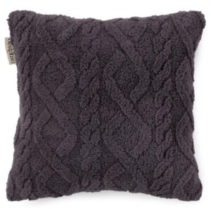 Descanso sierkussen Jacquard teddy - Grijs - 40 x 40 cm - 100% Polyester