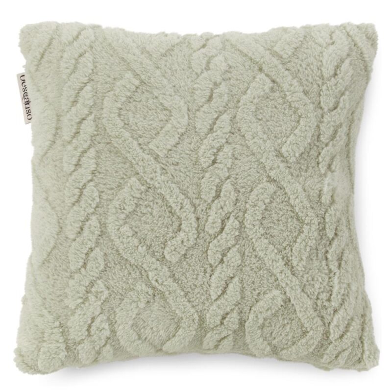 Descanso Sierkussen "Jacquard teddy" - Groen - (40x40 cm) - 100% Polyester