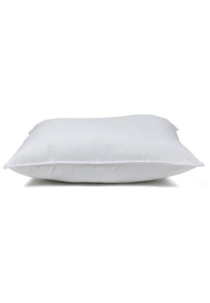 Good Morning Hoofdkussen "Uni" - Wit - (60x70 cm) - 100% Polyester