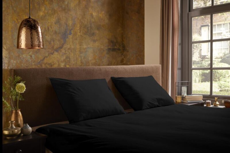 Beddengoed 140 x 220 cm van Pure, Zwart