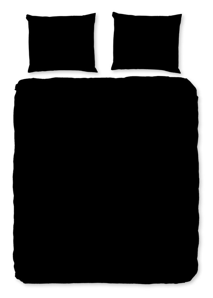 Pure dekbedovertrek - Zwart - 200 x 220 cm - 100% Polyester