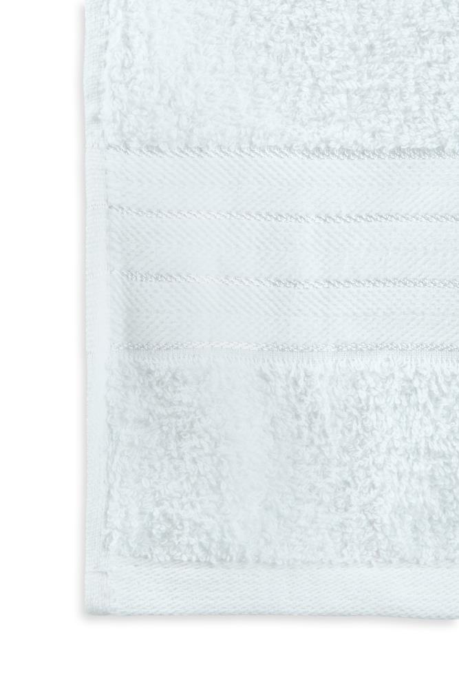 Handdoek 16 x 22 cm van Good Morning, Wit