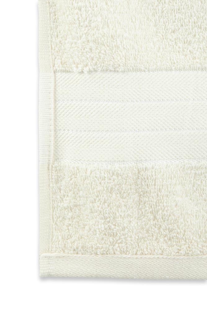 Handdoek 16 x 22 cm van Good Morning, Off-Wit