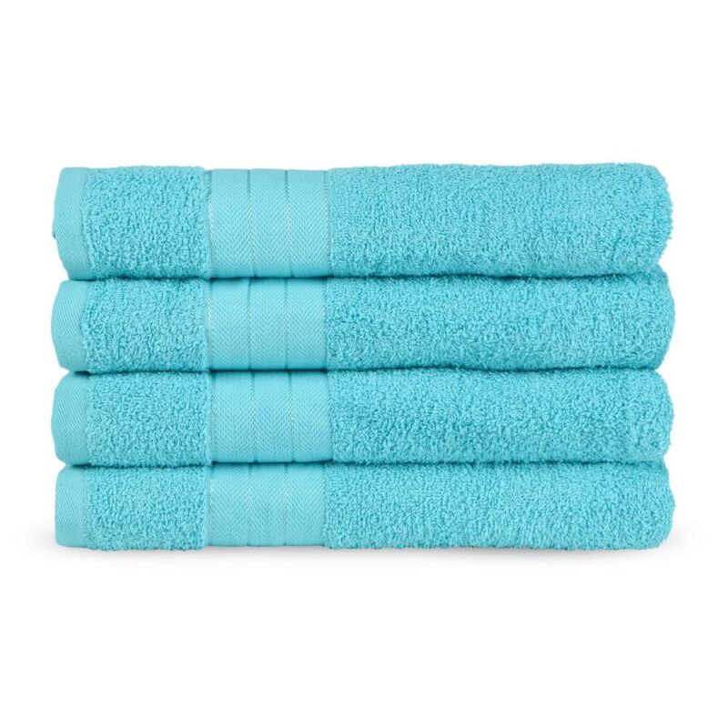 Uni - Good Morning handdoek - Blauw - 50 x 100 cm - 100% katoen (2)