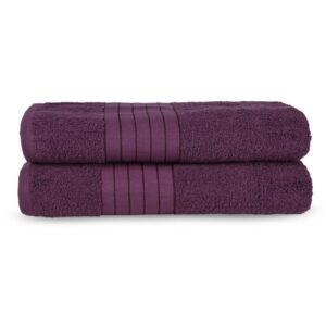 Good Morning handdoek - Rood - 70 x 140 cm - 100% katoen