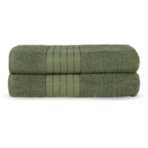 Uni - Good Morning handdoek - Groen - 70 x 140 cm - 100% katoen