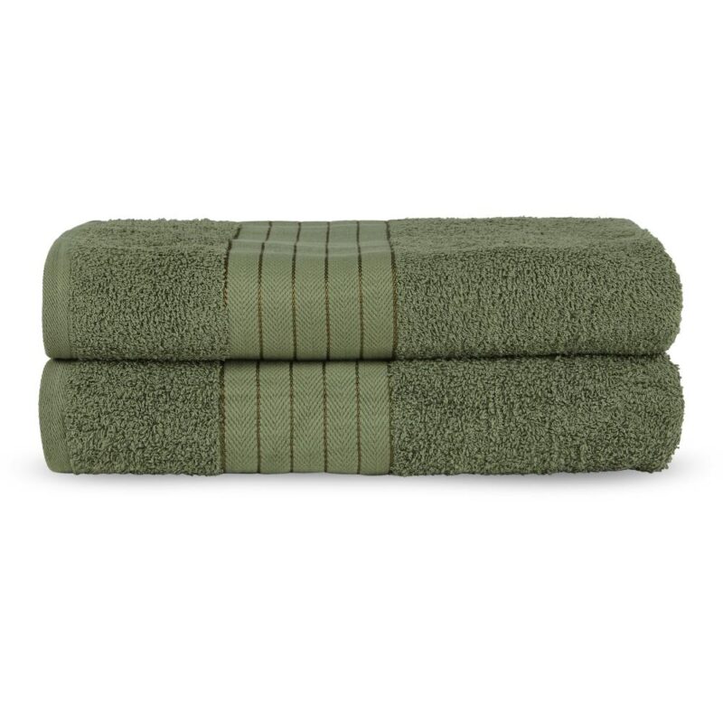 Uni - Good Morning handdoek - Groen - 70 x 140 cm - 100% katoen