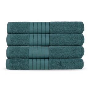 Good Morning handdoek - Groen - 50 x 100 cm - 100% katoen - foto 1