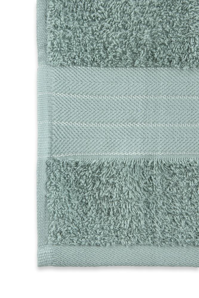 Handdoek 16 x 22 cm van Good Morning, Groen