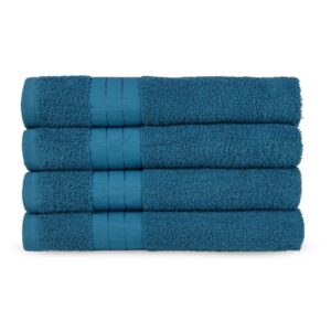 Good Morning handdoek - Blauw - 50 x 100 cm - 100% katoen