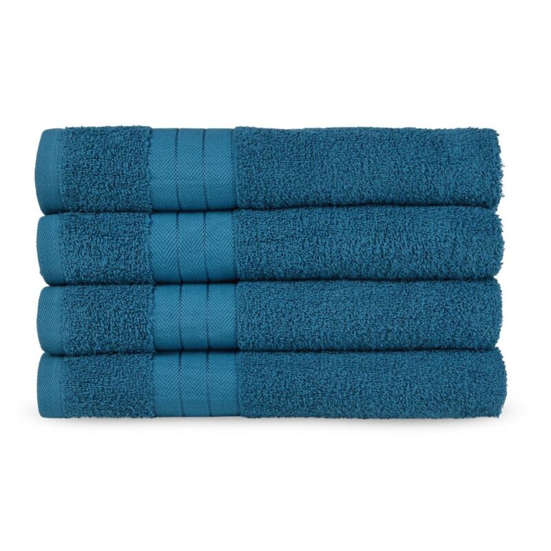 Good Morning handdoek - Blauw - 50 x 100 cm - 100% katoen