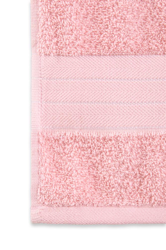 Handdoek 16 x 22 cm van Good Morning, Roze