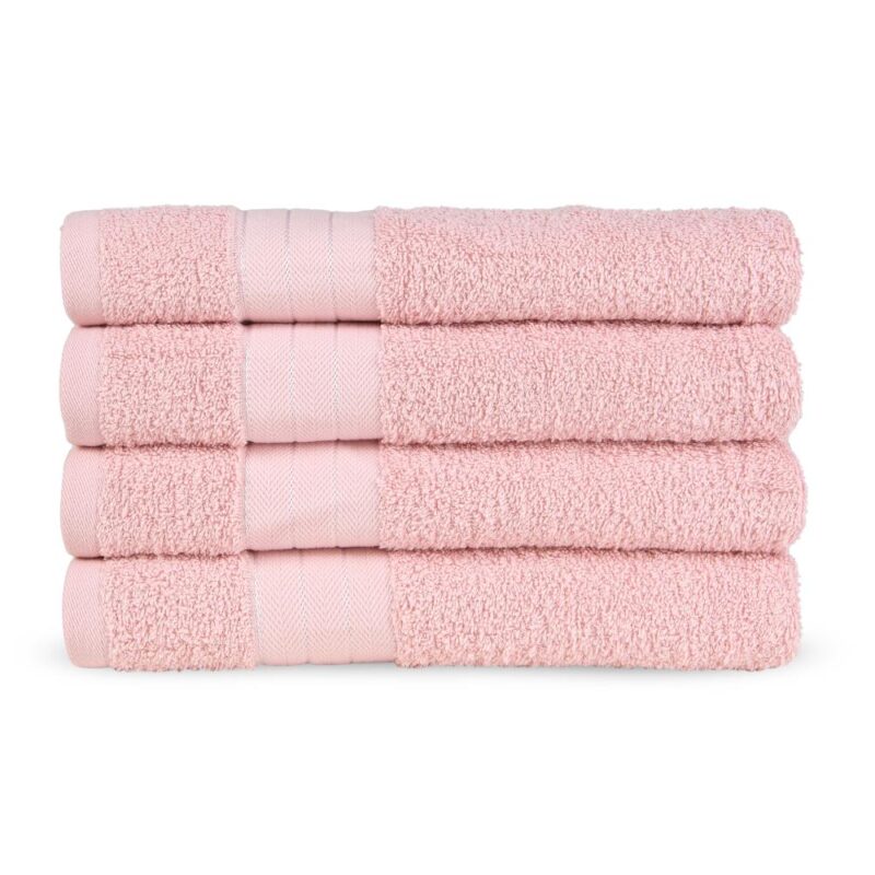 Good Morning handdoek - Roze - 50 x 100 cm - 100% katoen