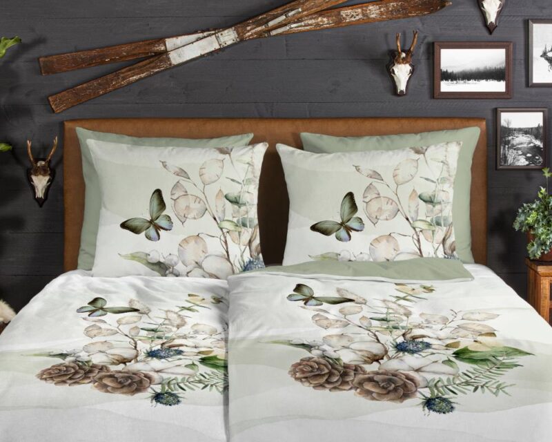 Beddengoed Marjan 155 x 220 cm van Good Morning, Groen