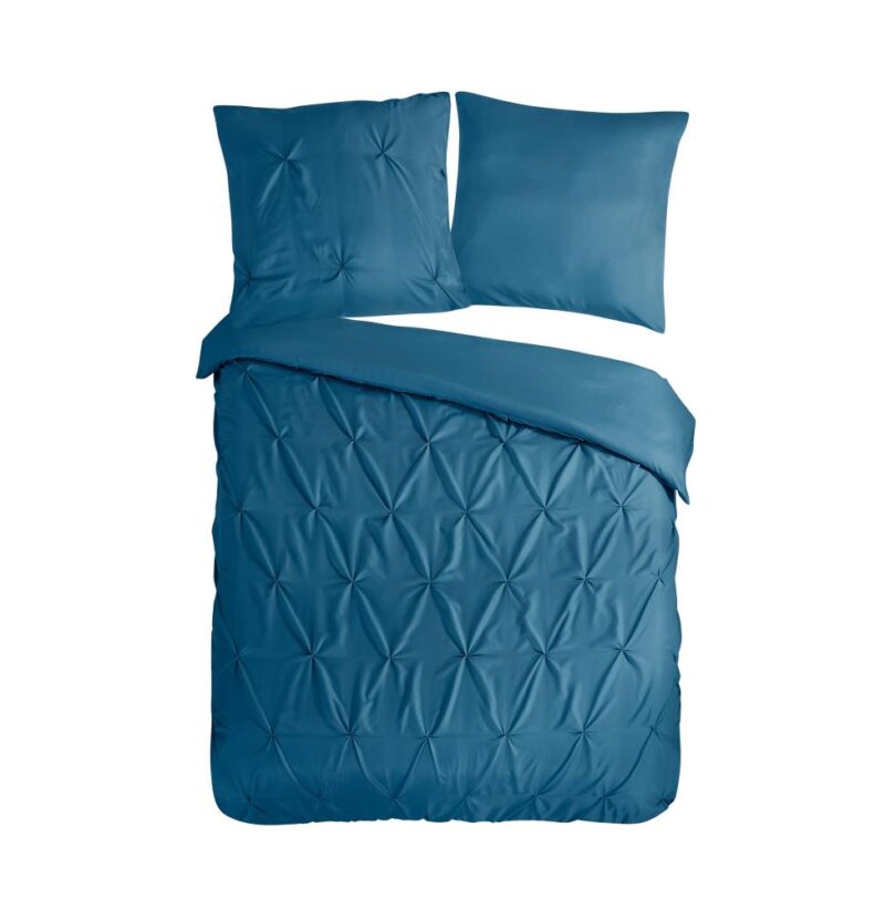 Pure dekbedovertrek Elegance - Blauw - 200 x 200 cm - 100% Polyester