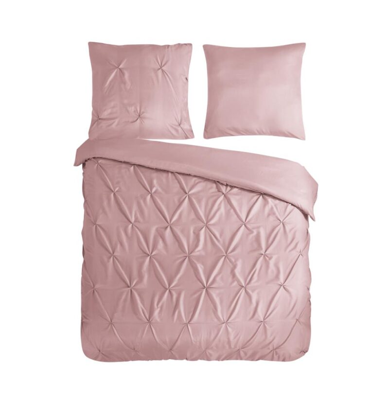 Pure dekbedovertrek Elegance - Roze - 240 x 220 cm - 100% Polyester