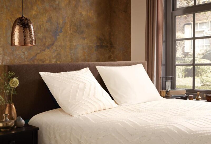 Beddengoed Zigzag 140 x 220 cm van Pure, Off-Wit