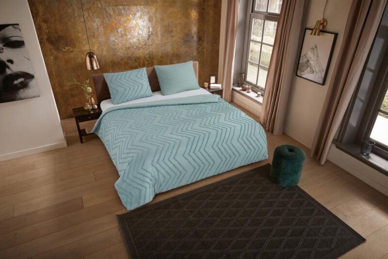 100% Polyester dekbedset Zigzag van Pure in 200 x 220 cm