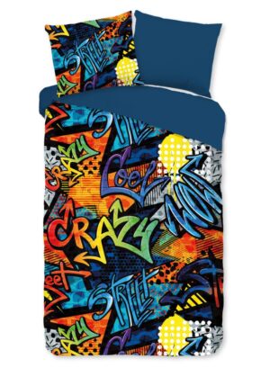 Pure dekbedovertrek Jeff - Multicolor - 140 x 220 cm - 100% Polyester