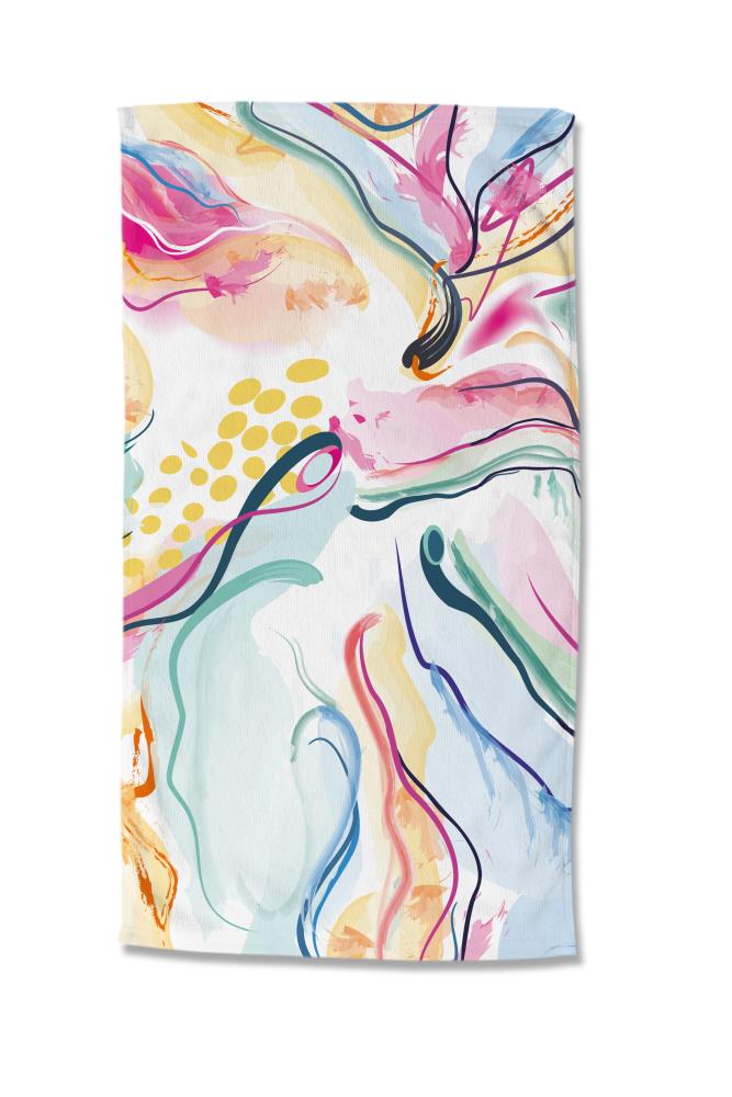 Good Morning strandlaken Magic - Multicolor - 100 x 180 cm - 100% Polyester