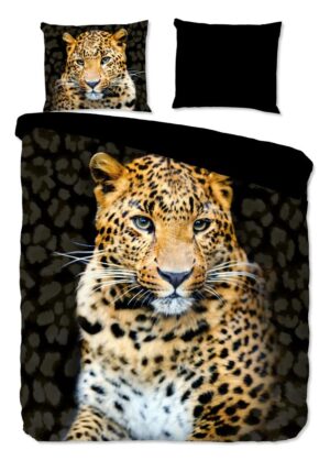Pure dekbedovertrek Rayan - Zwart - 200 x 220 cm - 100% Polyester
