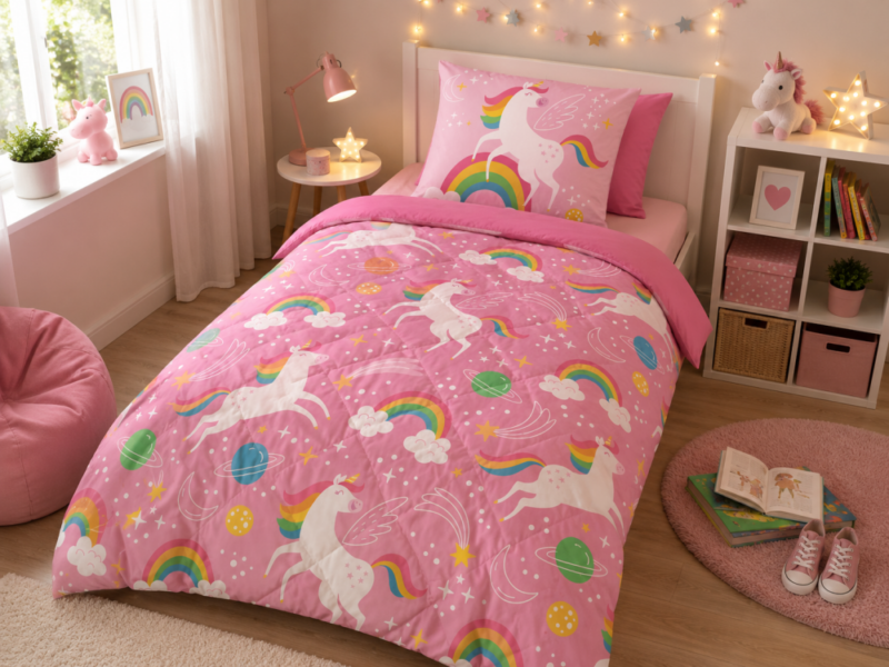 100% Polyester bedframe Bella van Pure in 140 x 200 cm